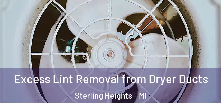 Excess Lint Removal from Dryer Ducts Sterling Heights - MI